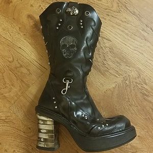 COPY - NEW ROCK -- rocker / festival boots